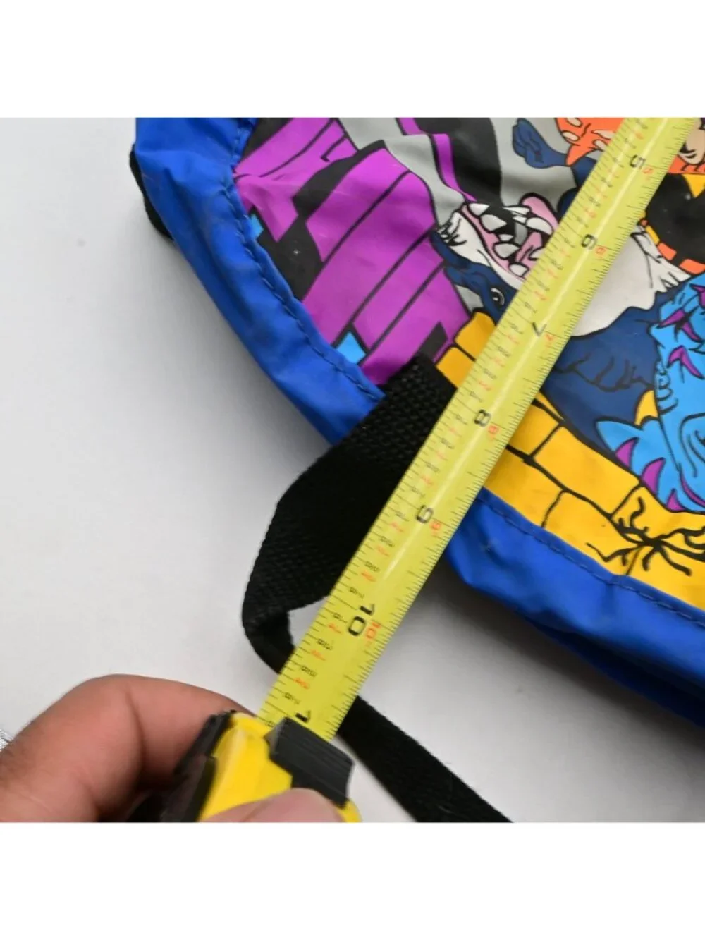 Street Sharks Nylon Duffle Bag With Colorful Graphics & Dual Handles Vintage 199